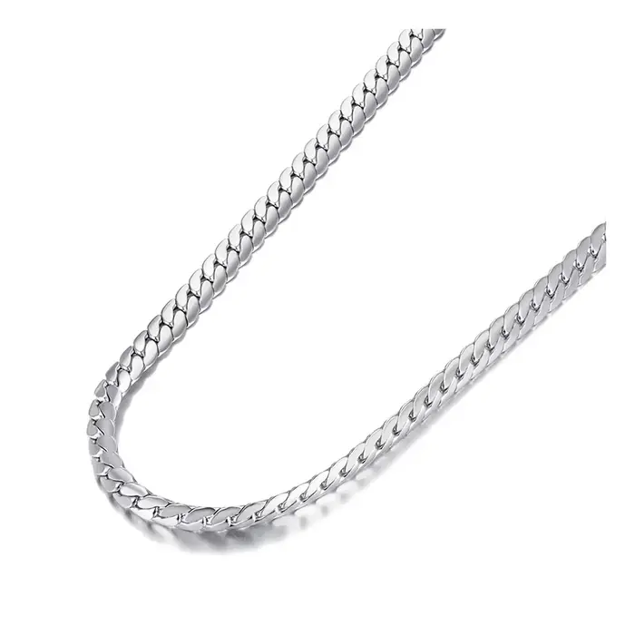 Lokaer – chaîne cubaine couleur or 18 carats, collier en acier inoxydable pour femmes, bijoux de charme à la mode, livraison gratuite