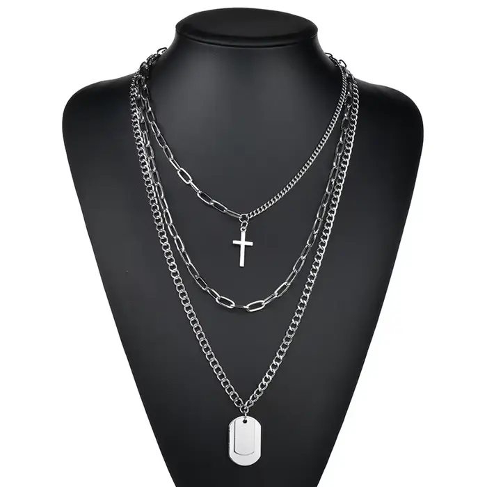 Collier multicouches pour femmes et hommes