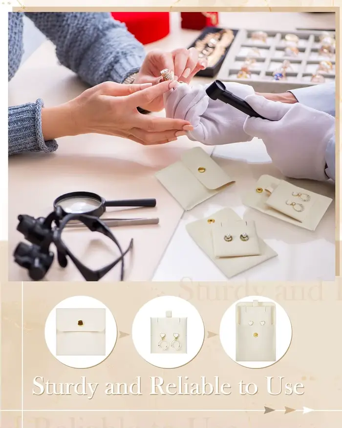 Sac d'emballage de bijoux en velours pour bracelets, colliers, bagues et boucles d'oreilles, protection et présentation élégante pour femmes, idéal pour rangement, transport et cadeaux