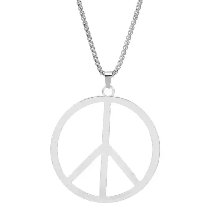 Collier Hippie avec signe de paix pour hommes et femmes