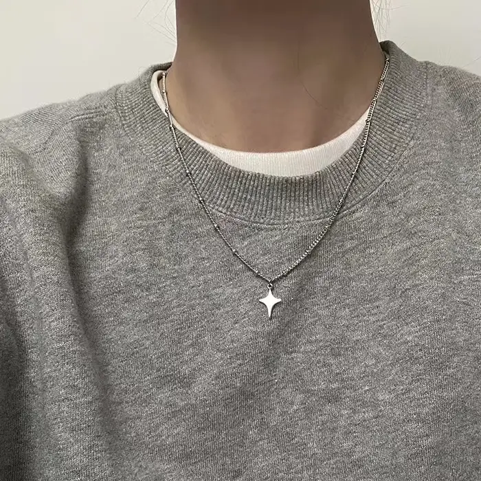 Collier ras du cou creux ChimStar pour hommes et femmes