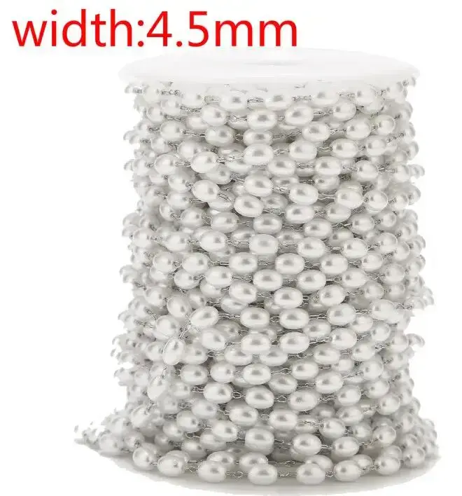 Chaînes dorées boule de perles, chaîne de câble en acier inoxydable, rouleau de collier, chaîne en v