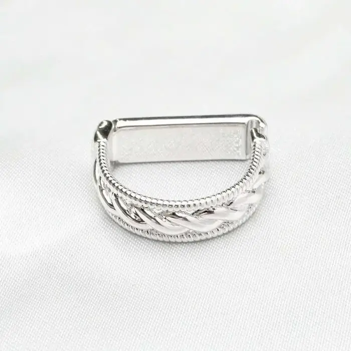 Barrette à cravate torsadée vintage