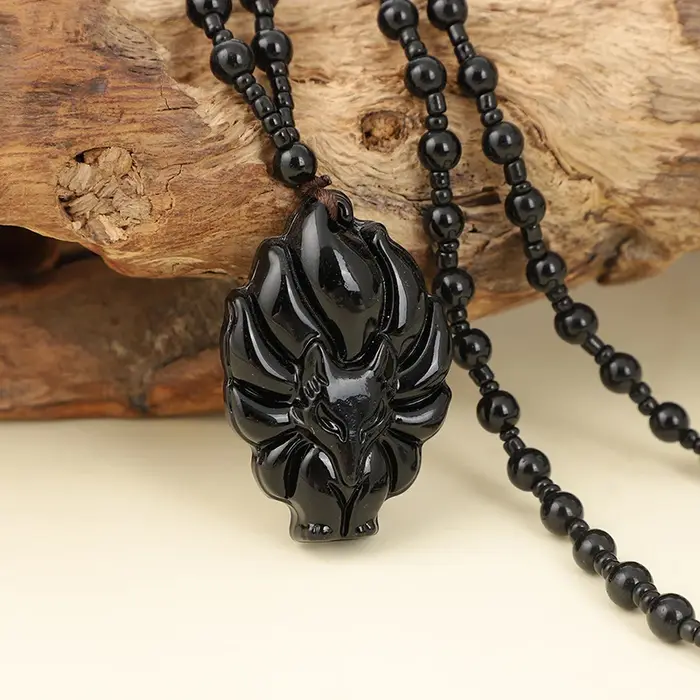 Collier pendentif renard pour homme et femme