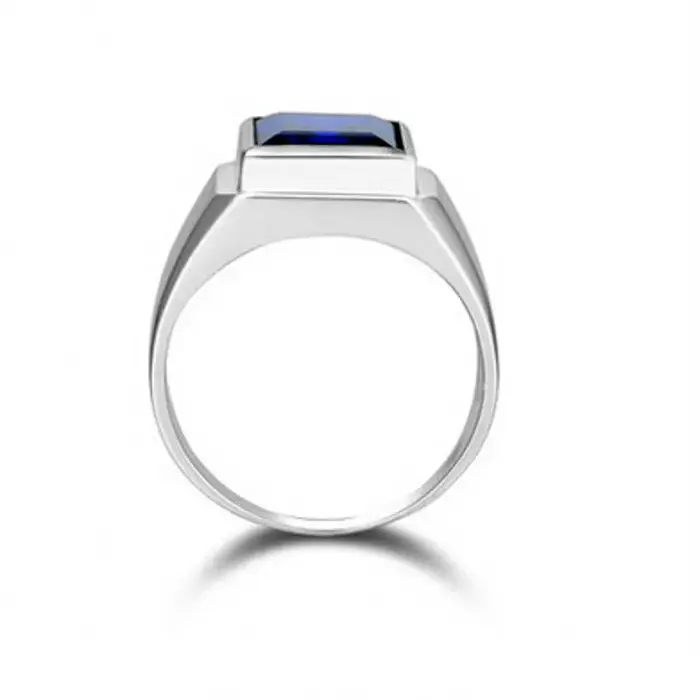 Bague homme faite à la main en argent Sterling 925