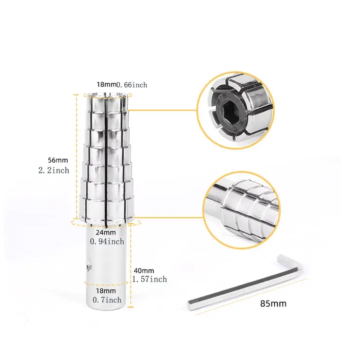Kit d'agrandissement de bagues avec axe central, outil de modification de taille réglable 7-14 pour le façonnage et la réparation de bagues, outils d'artisanat