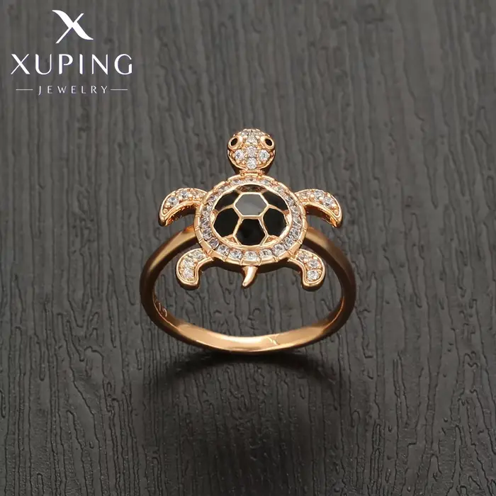 Bague Xuping Bijoux Tendance Élégante Nouvelle Arrivée Motif Animal Plaqué Or pour Cadeau de Fête X001215269