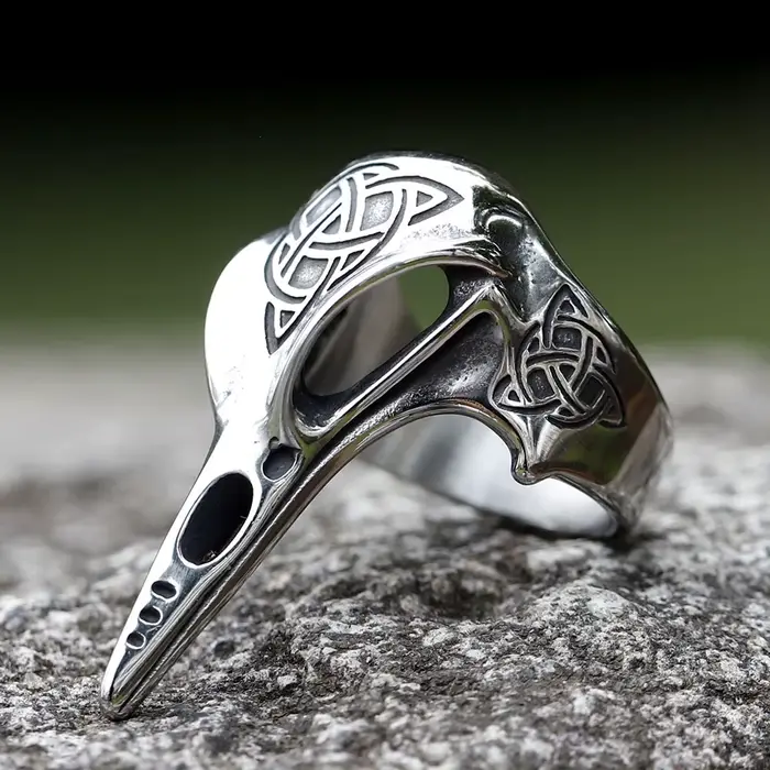 Bague Totem Noeud Celtique Vintage pour Homme
