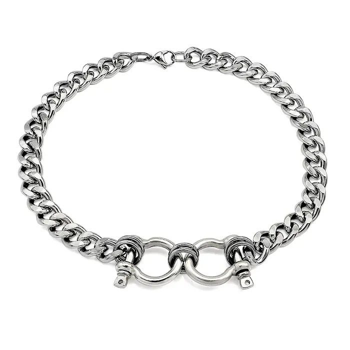 Colliers à fermoir vachette en acier inoxydable 316L