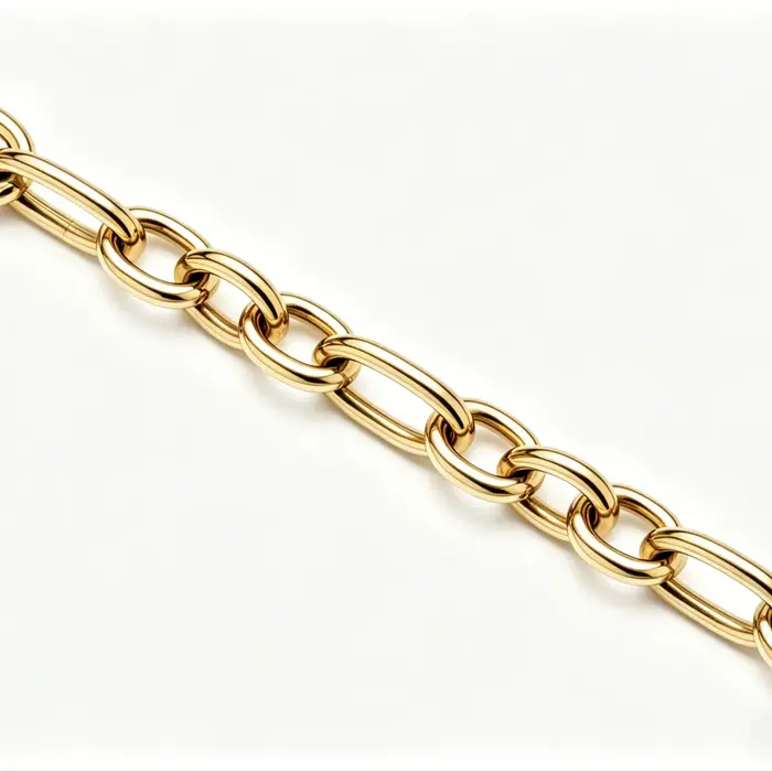 Collier pour homme 6 mm, collier minimaliste hip-hop Rolo en acier inoxydable, chaîne à maillons croisés essentielle pour le streetwear