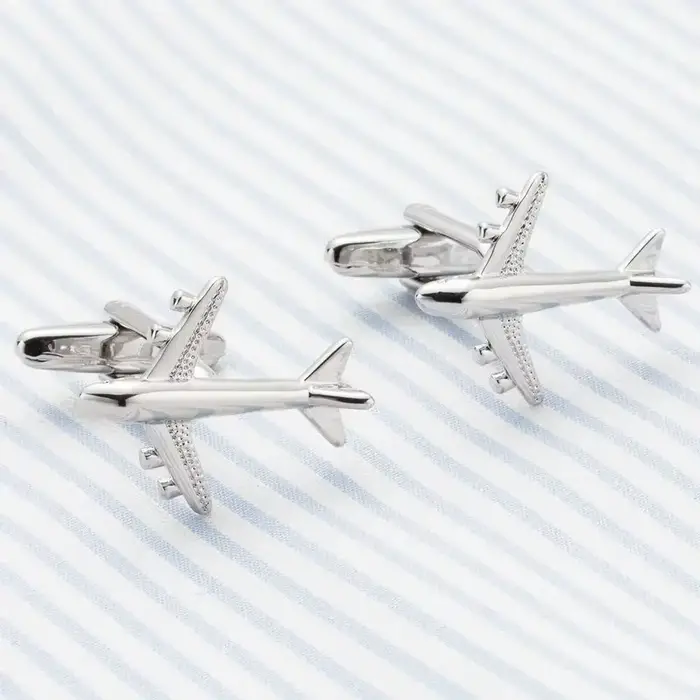 Boutons de manchette français tendance pour hommes, cadeaux unisexes, Banquet quotidien, costume de bureau, boutons de chemise, nouveauté, boutons de manchette d'avion d'aviation civile