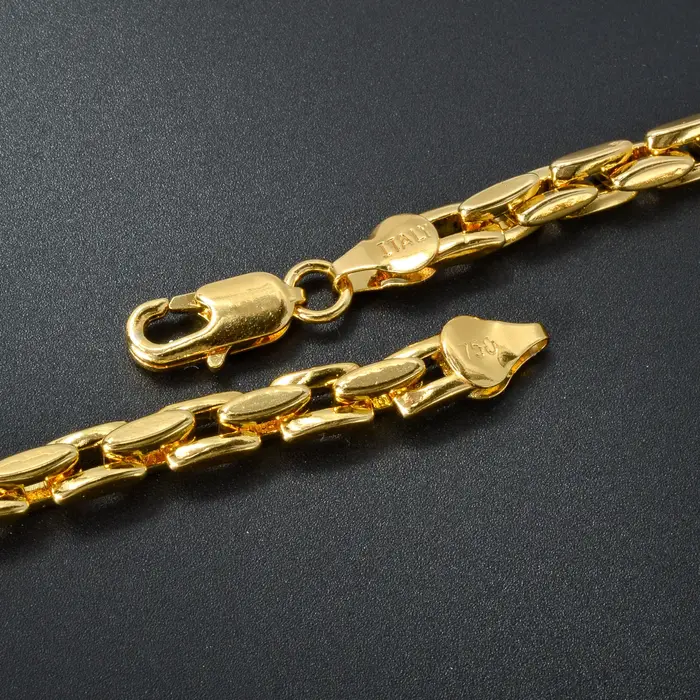 Sunny-Ensemble de bijoux plaqué or pour hommes et femmes