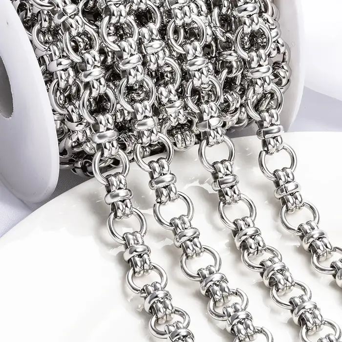 Bijoux Ronds en Acier Inoxydable Fait à la Main de 11mm