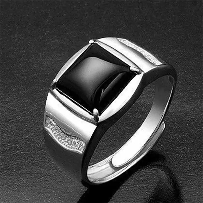 Bague en argent carillon 925 pour homme
