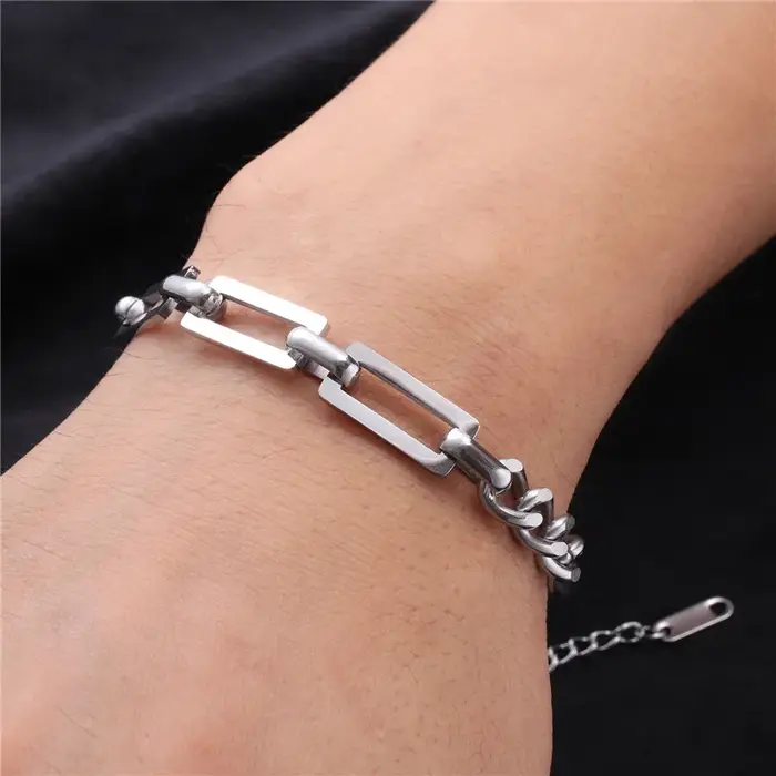 Ensemble de bijoux en acier inoxydable pour femmes colliers bracelets style classique pour parties soirées formelles