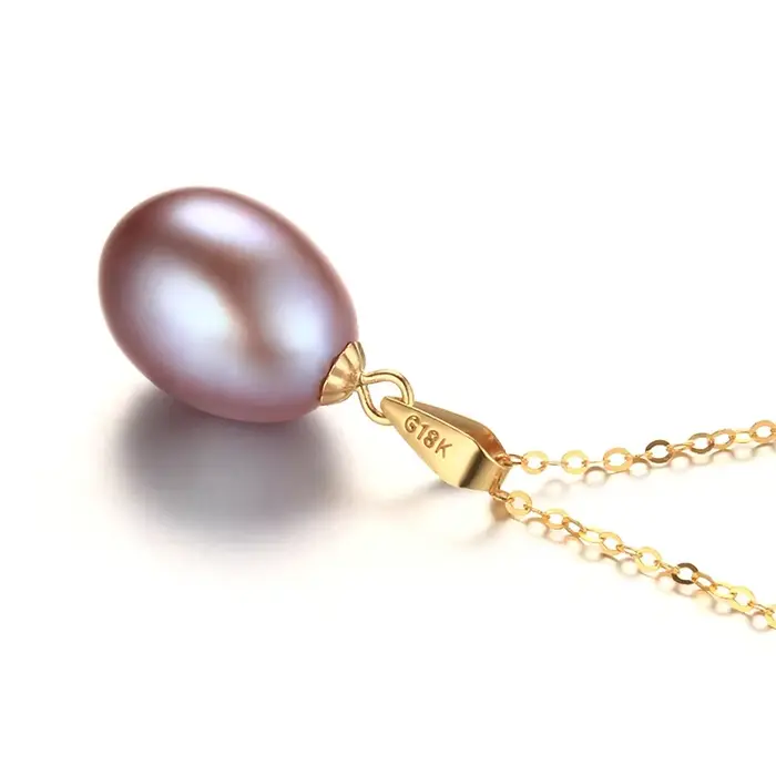 Dainashi Réel Pur 18 k Or Bijoux Collier & Pendentif