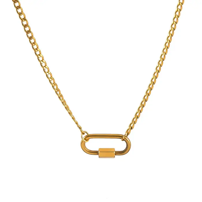 Collier Semi-fini en acier inoxydable