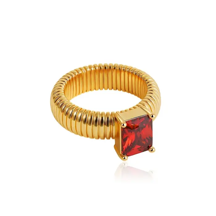 Bague en or plaqué 18 carats
