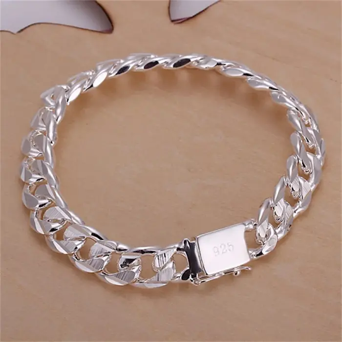 Nouveau bracelet haut de gamme en argent sterling 925 pour femmes et hommes