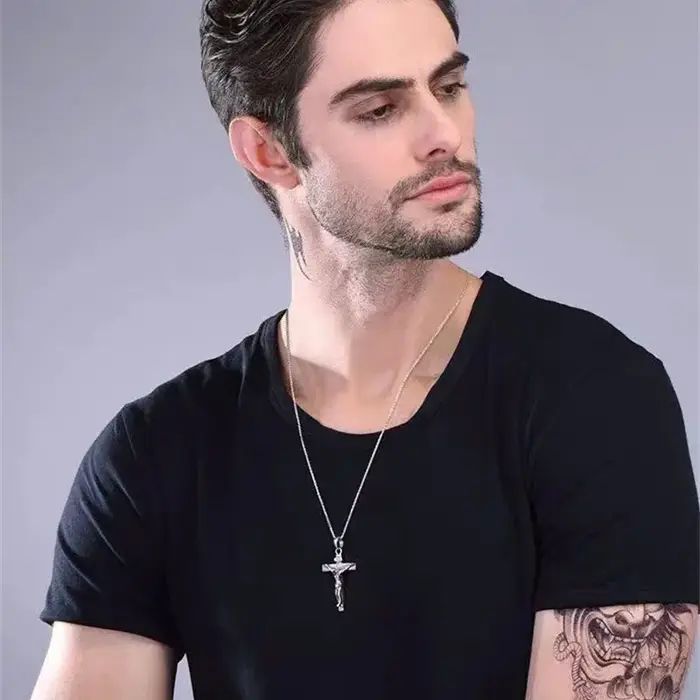 Chimcross-Collier pendentif de couple charmant pour hommes et femmes