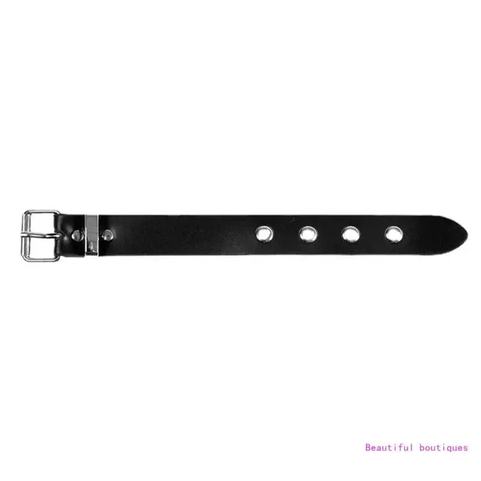 Bracelets Punk hommes femmes rétro Bracelet réglable poignet ceinture boucle manchette