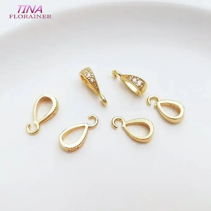 Connecteurs en laiton plaqué or 14 carats pour bijoux de haute qualité à faire soi-même pour femmes occaions spéciales