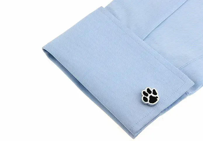 Boutons de manchette en forme de patte d'ours pour hommes