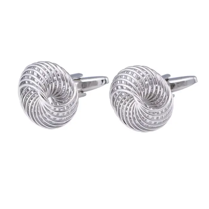 Boutons de manchette au Design ajouré de haute qualité pour hommes et femmes, clous de manches de ch