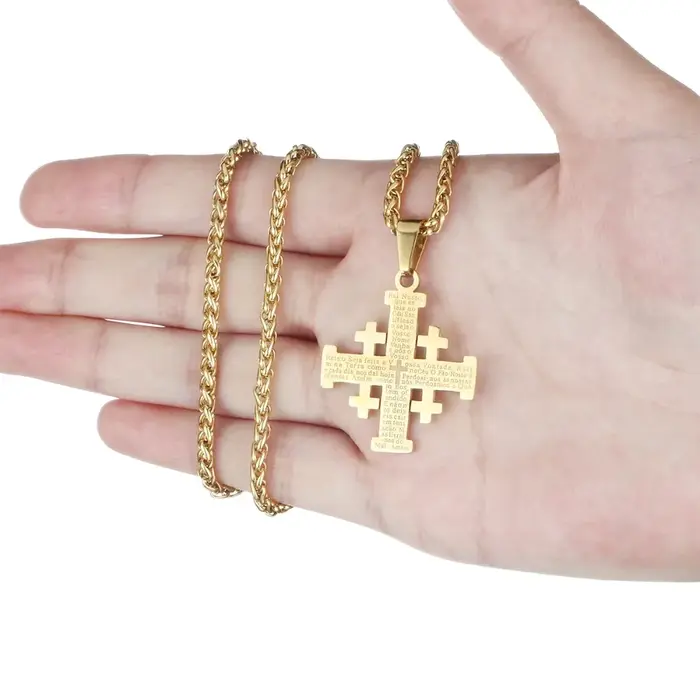 Colliers religieux, verset de la Bible pour hommes et femmes