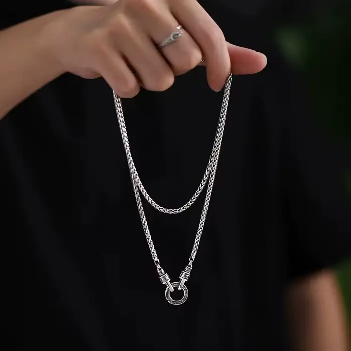 Nouveau collier en argent Sterling 925
