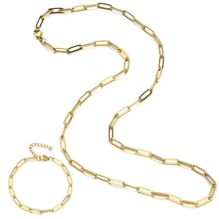 ZMZY – ensemble de bijoux en acier inoxydable, collier ras du cou, style Boho, Hip hop, cadeau à faire soi-même, Bracelets pour femme