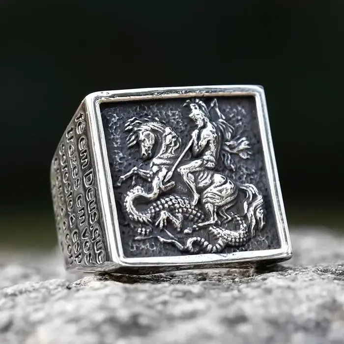 Bague Vintage en acier inoxydable 316L pour hommes, nouveau Design spécial, bague de chevalier à la mode pour hommes, bijoux fantaisie chics, livraison gratuite, 2023