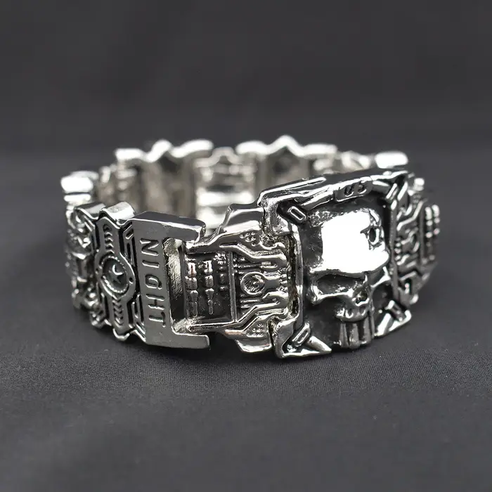 Bracelet crâne dominateur rétro pour homme