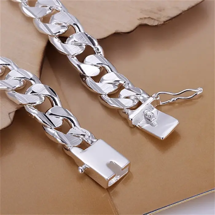 Nouveau bracelet haut de gamme en argent sterling 925 pour femmes et hommes