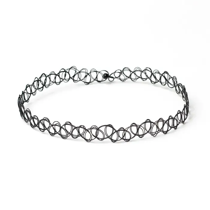 Collier ras du cou silicone avec motifs étoile soleil papillon conception poisson ligne bijou pour femme sorties et occasions spéciales