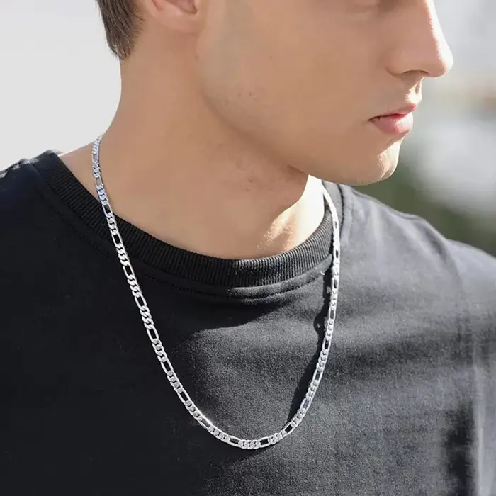 Collier en or 18 carats de qualité supérieure pour femmes et hommes