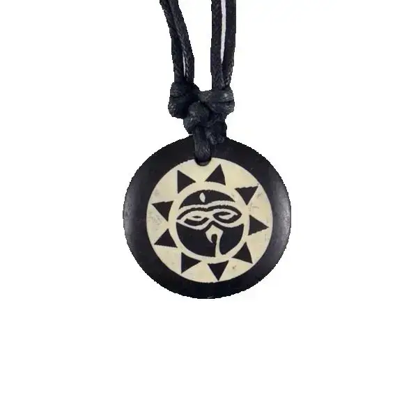 Amulette Star Sky Totem en résine avec œil de Dieu, bijou tribal et porte-bonheur pour homme et femme, bijou à la mode pour occasions spéciales