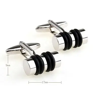 Bouton de manchette élégant pour hommes perle simulée plaquée métal finition classique pour tenues formelles occasions spéciales