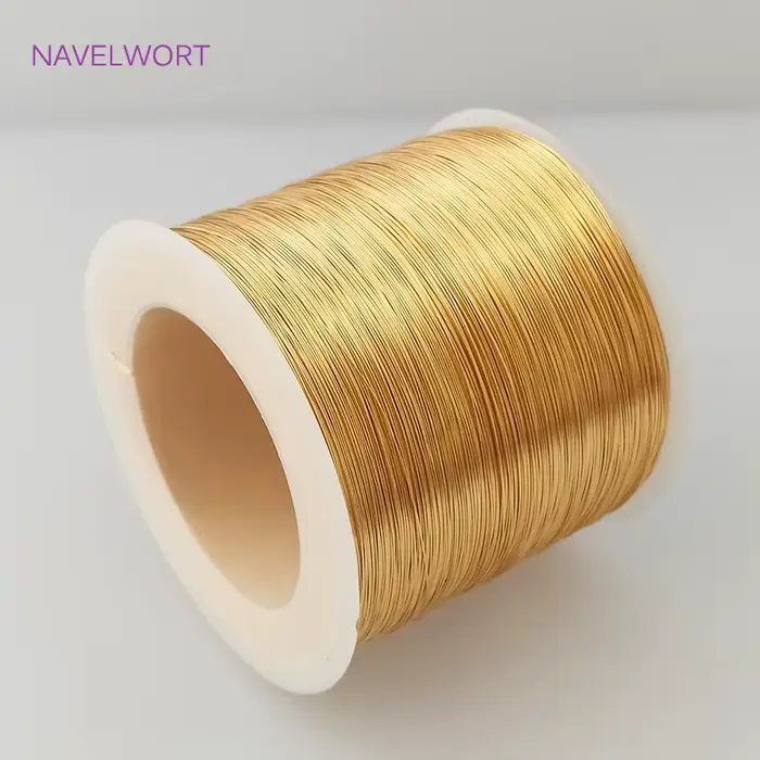 Fils de cuivre plaqué or véritable pour la fabrication de bijoux faits main pour femmes occasions spéciales styles créatifs