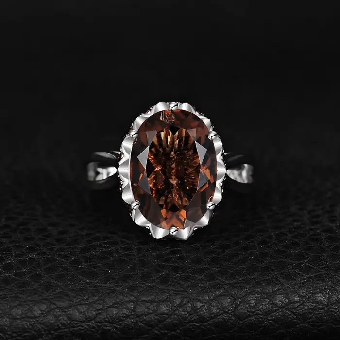 Bague de déclaration de Cocktail en argent Sterling 925