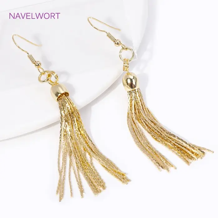 Charmes Pompons en Laiton Plaqué Or 18 Carats Pour Boucles d'Oreilles et Créations Bijoutières Occasions Spéciales Bricolage DIY