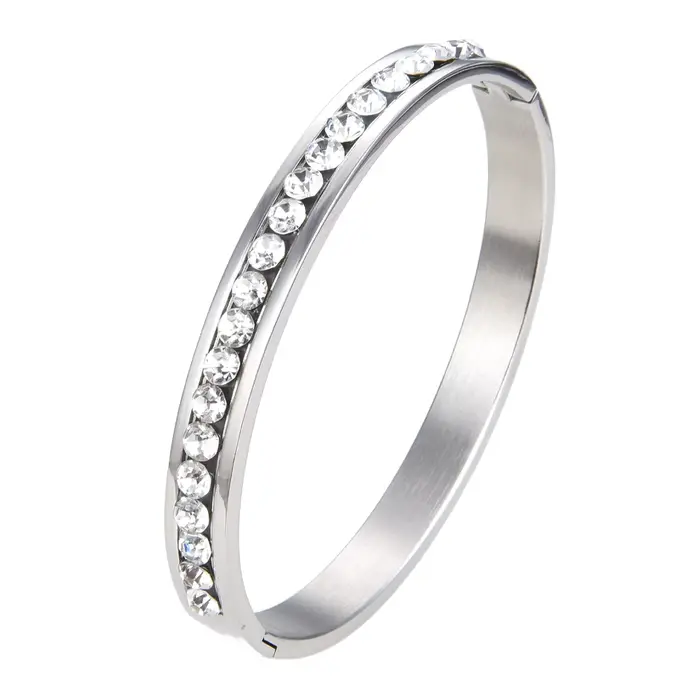 Bracelet en acier inoxydable galvanisé pour homme, argent, or, rose, noir, haute qualité, document e