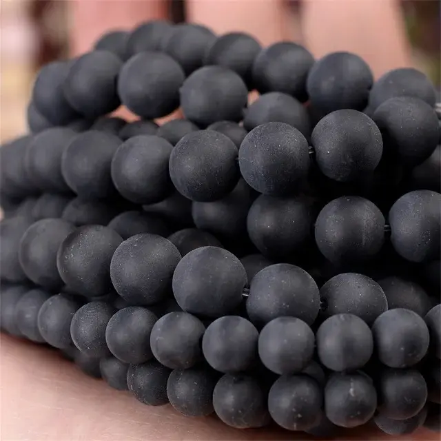 Perles en pierre naturelle de 4 à 12mm en lave, jaspe, œil de tigre, agate, quartz pour la création de bracelets et de colliers DIY pour femmes occasions spéciales