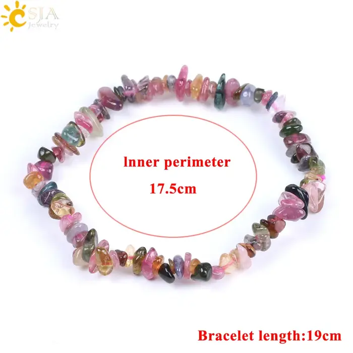 CSJA – Bracelet Tourmaline noir et rose