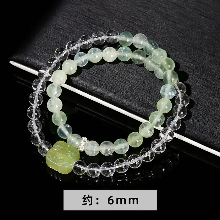 Bracelet Double cercle en pierre de raisin naturelle 5A