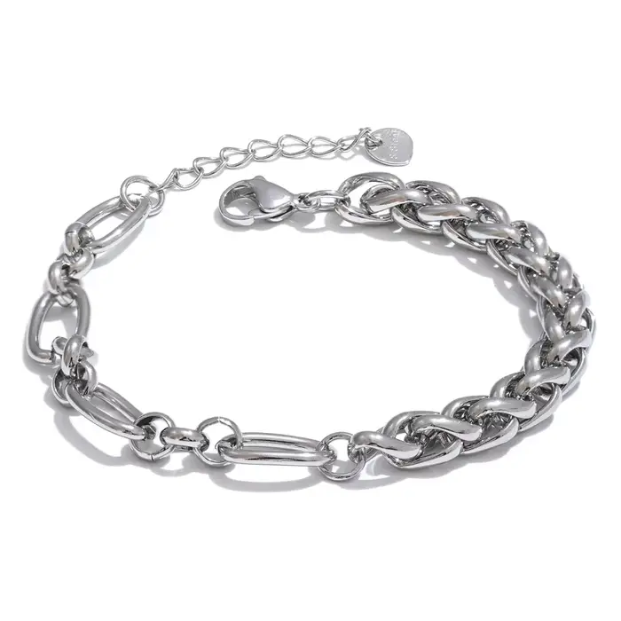 Collier en acier inoxydable 316L doré brillant avec motif géométrique pour femmes élégantes et occasions de fête