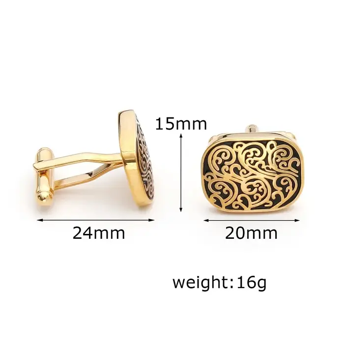 Boutons de Manchette en Or Haute Qualité Motifs Vintage Poker Nœud Oiseau Poisson Ballons Accessoires de Costume Bijoux de Mariage Occasions Spéciales