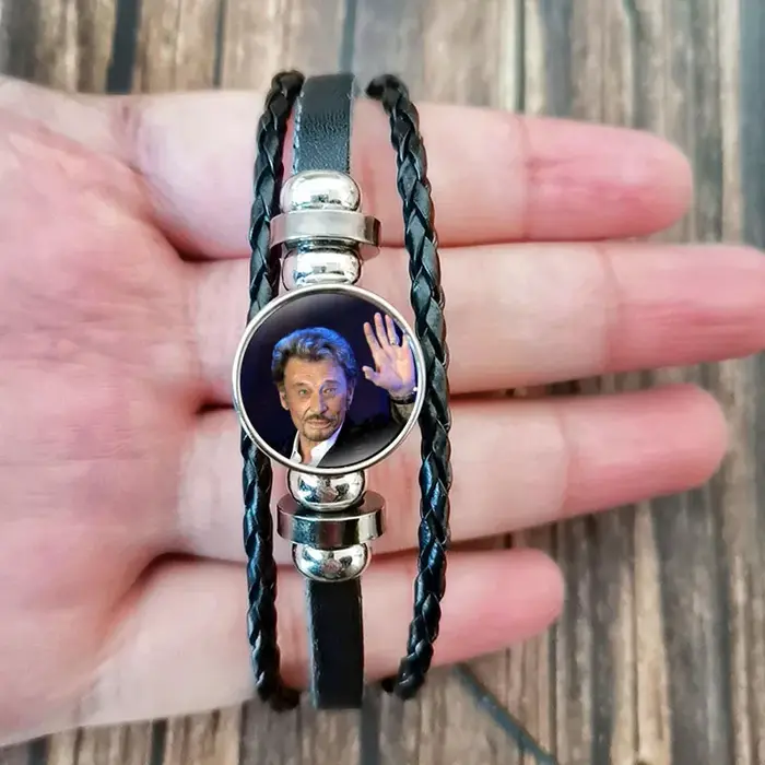 Bracelet classique Johnny Hallyday pour hommes