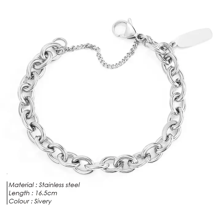 EManco – Bracelet Vintage exagéré, Punk Street, Style Hip Hop, chaîne Rap, bijoux plaqués or, Direct