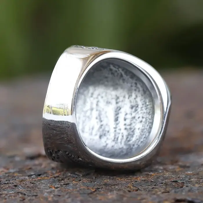 Bague chevalière turque Vintage faite à la main pour hommes et femmes